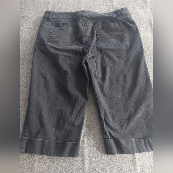 Liz & co Capri jeans 14 black - Picture 2 of 4
